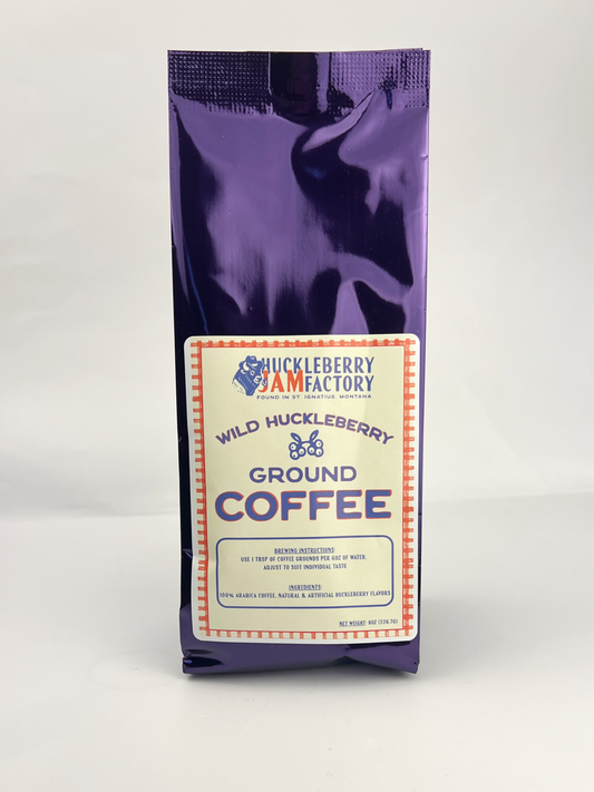 Wild Huckleberry Coffee 8oz bag