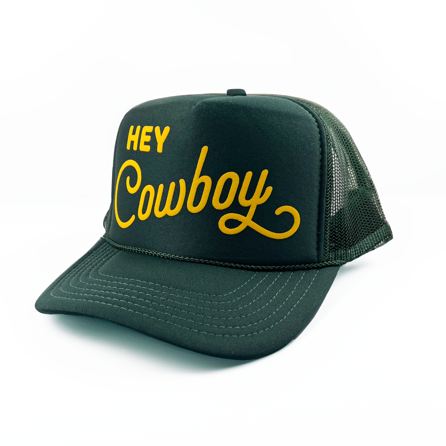 Hey Cowboy Adult Trucker Hat