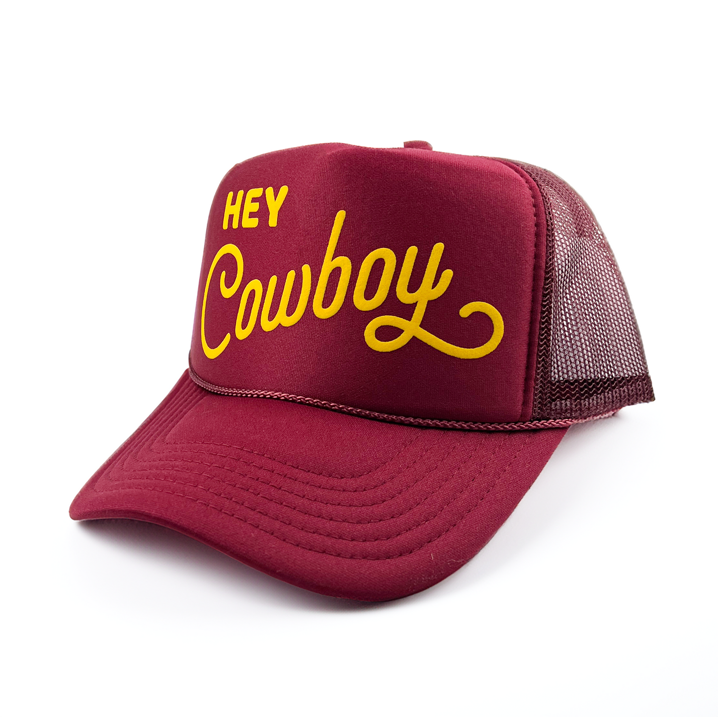 Hey Cowboy Adult Trucker Hat