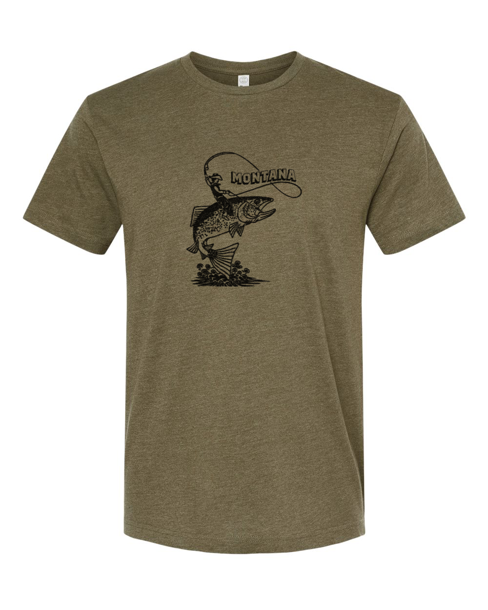 Hooked On Montana Adult Tee