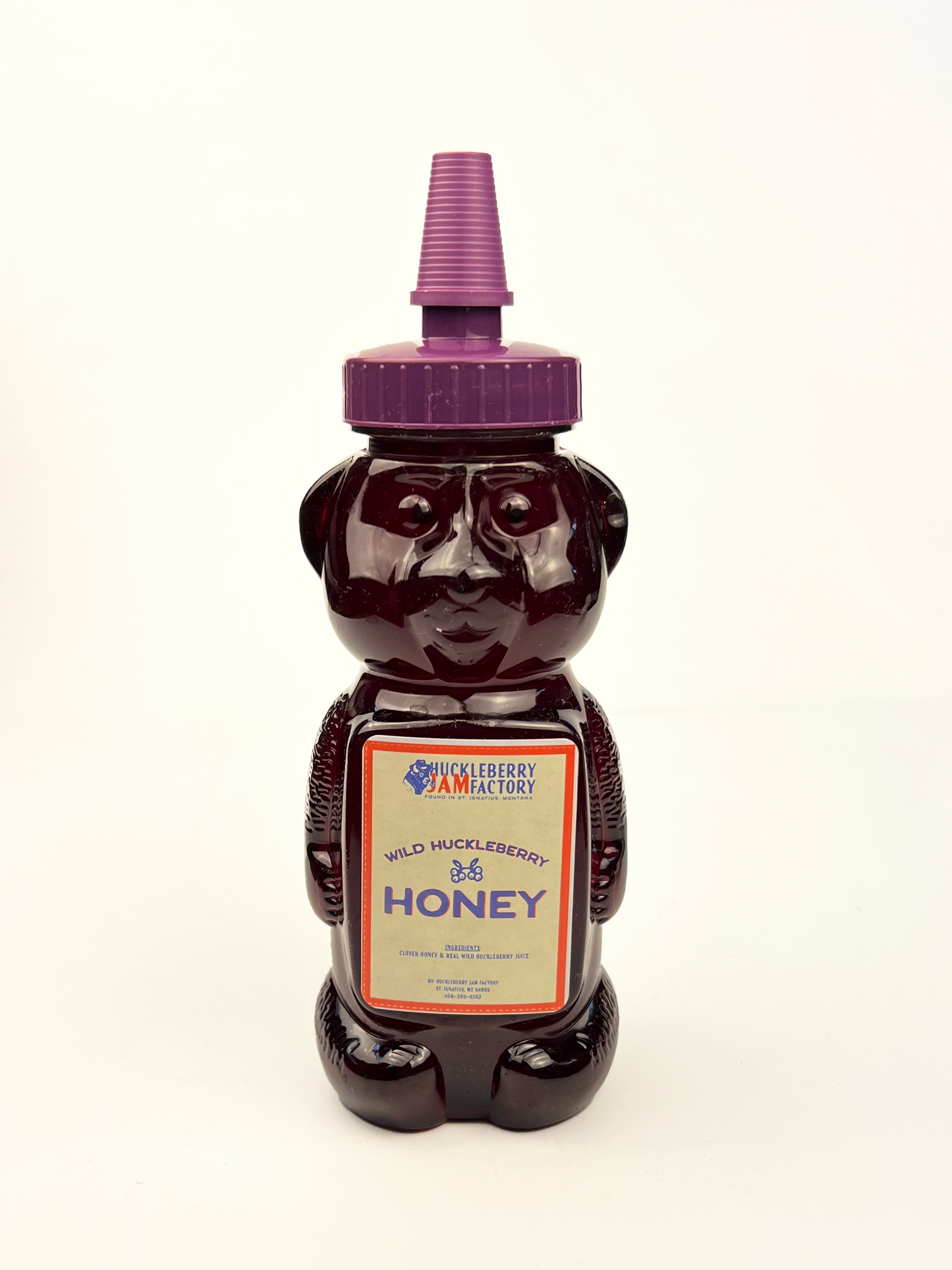 Wild Huckleberry Honey Bear