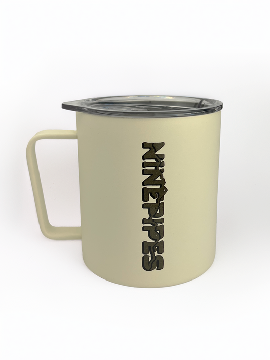 Miir Ninepipes (Vertical) Camp Cup 12 oz-  Sandstone White