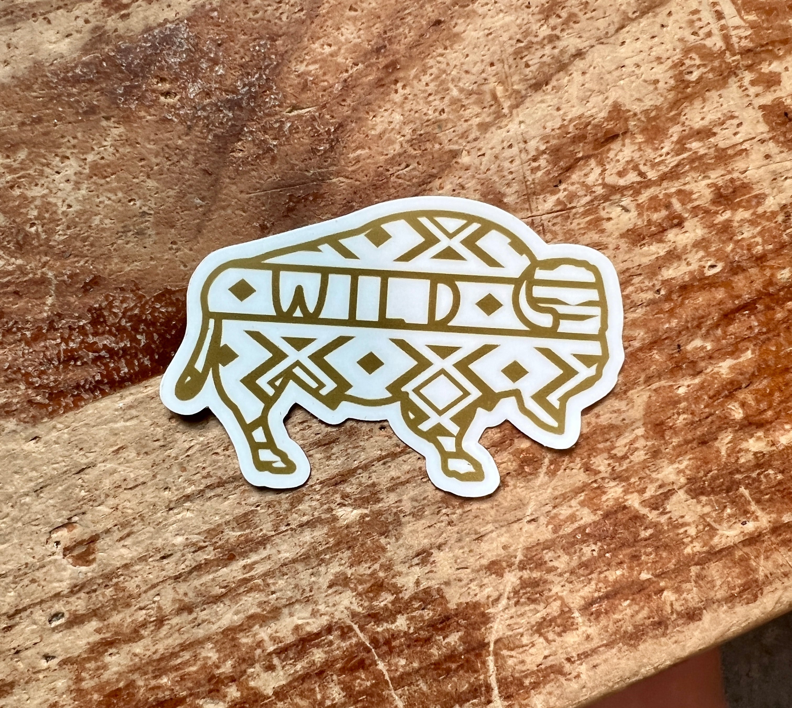 Buffel Sticker Wild Buffalo Sticker – Made of Mountains