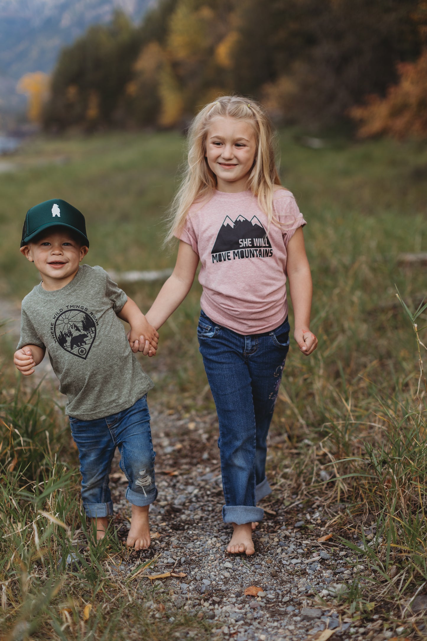 She Will Move Mountains Kids Tee