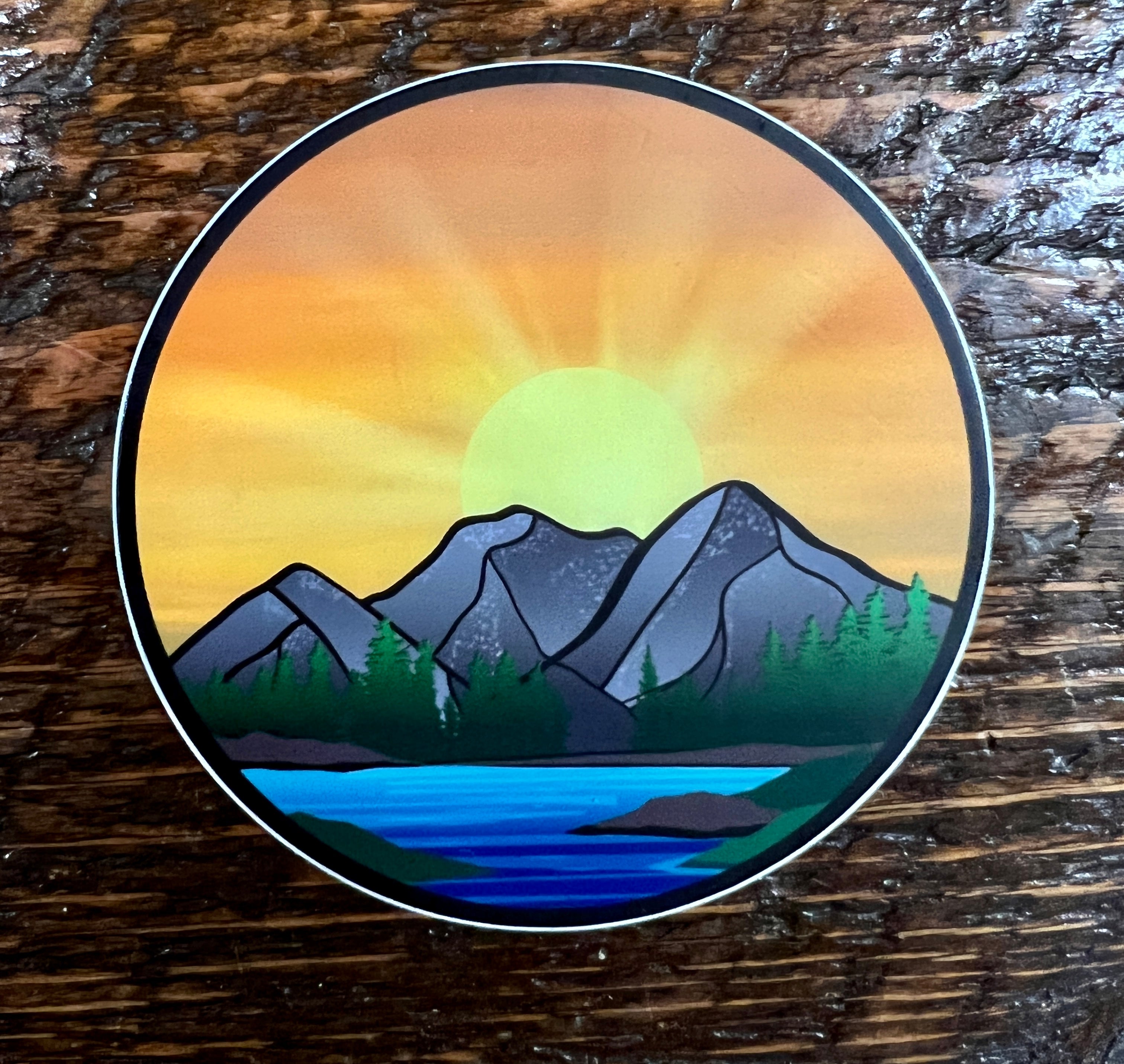 Mission Valley Sunrise Sticker – Made of Mountains