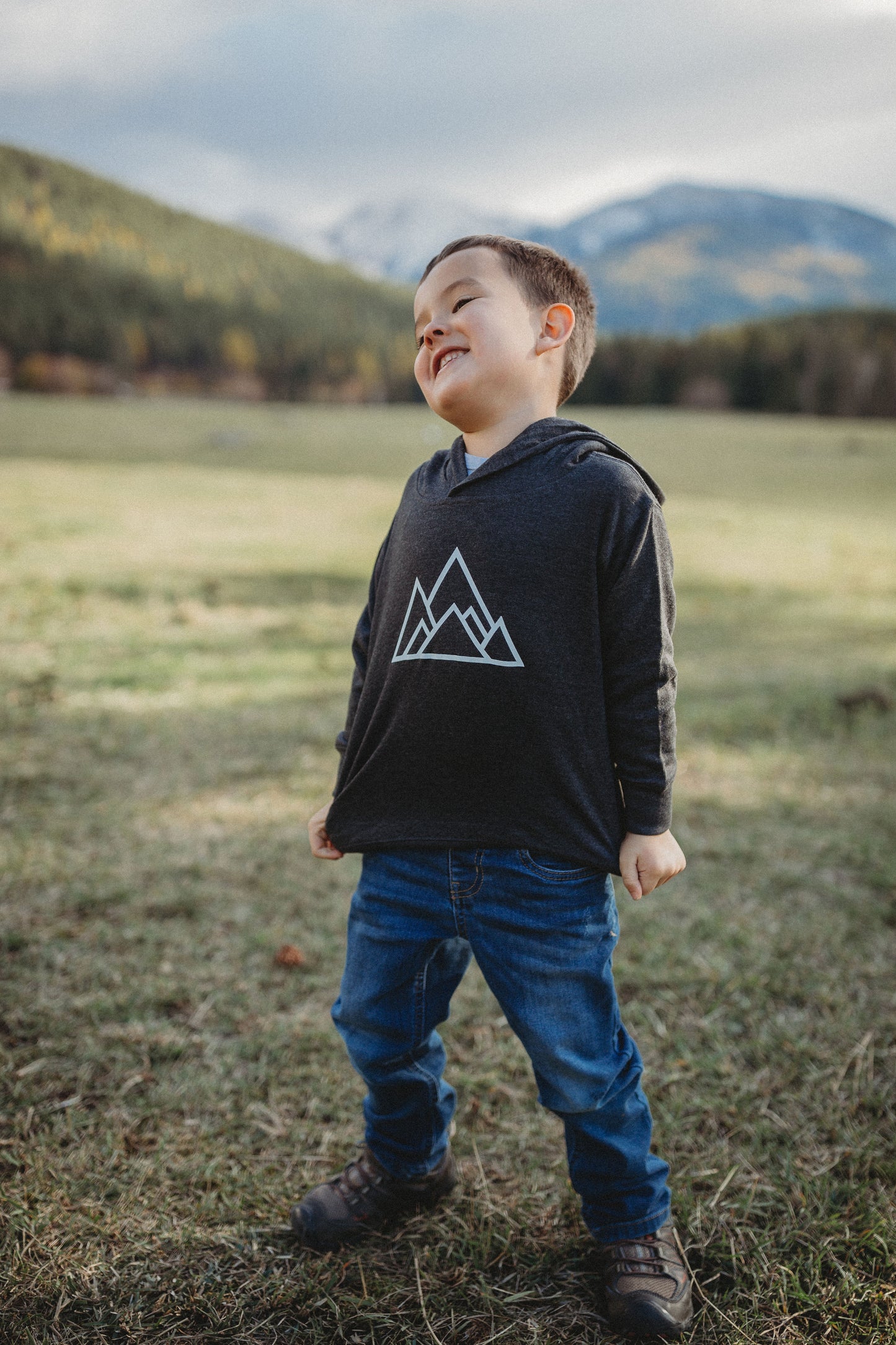 Made of Mountains Logo Kids Hoodie