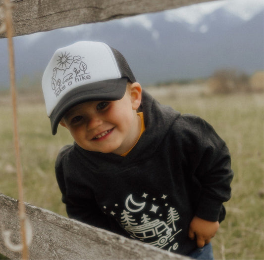 Take A Hike Kids Trucker Hat