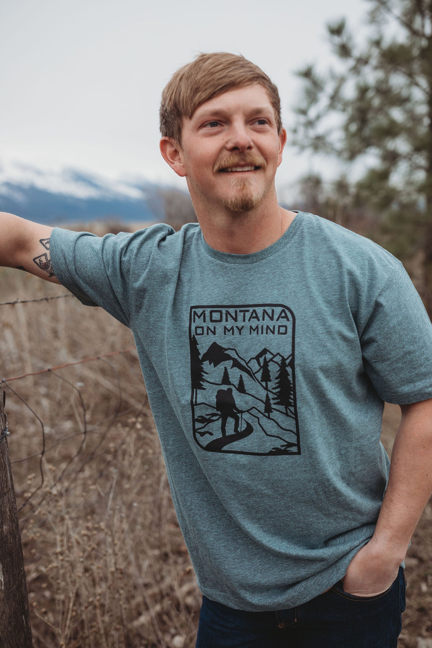 Montana On My Mind Adult Tee