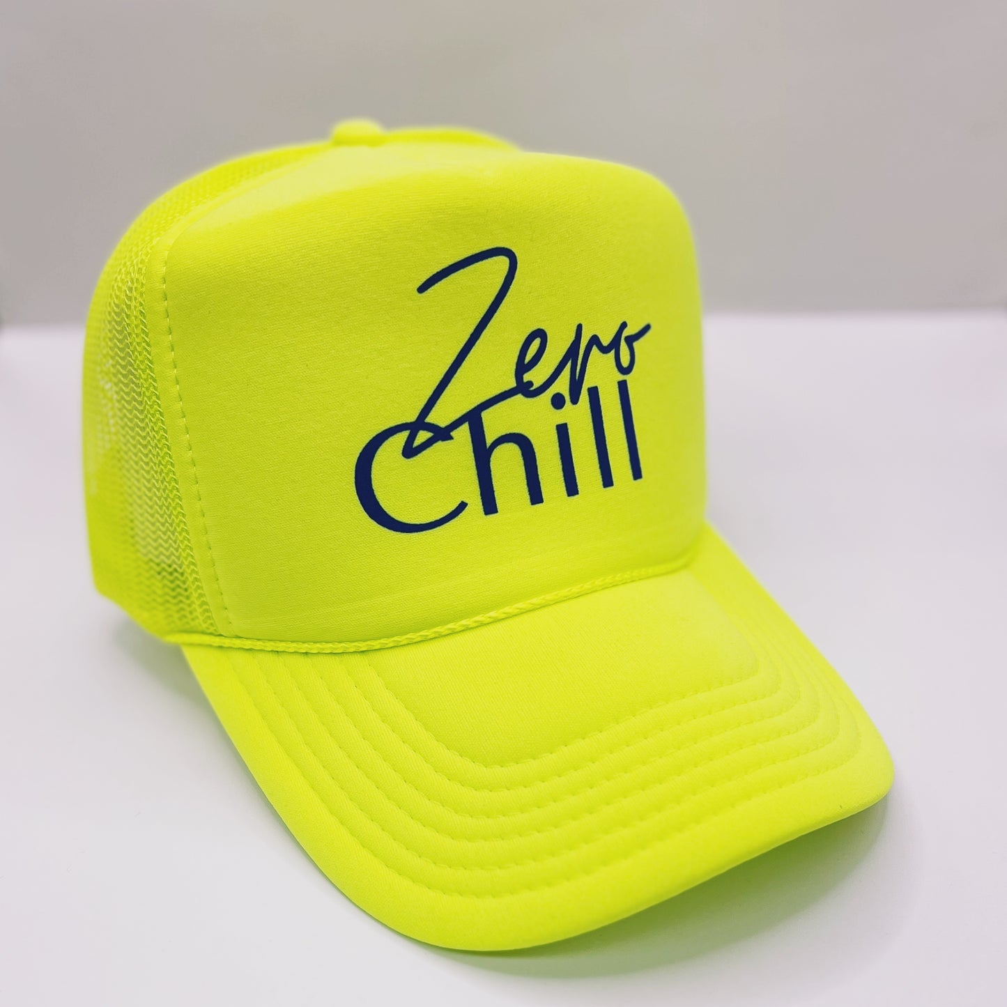 Zero Chill Trucker Hat-Neon Yellow