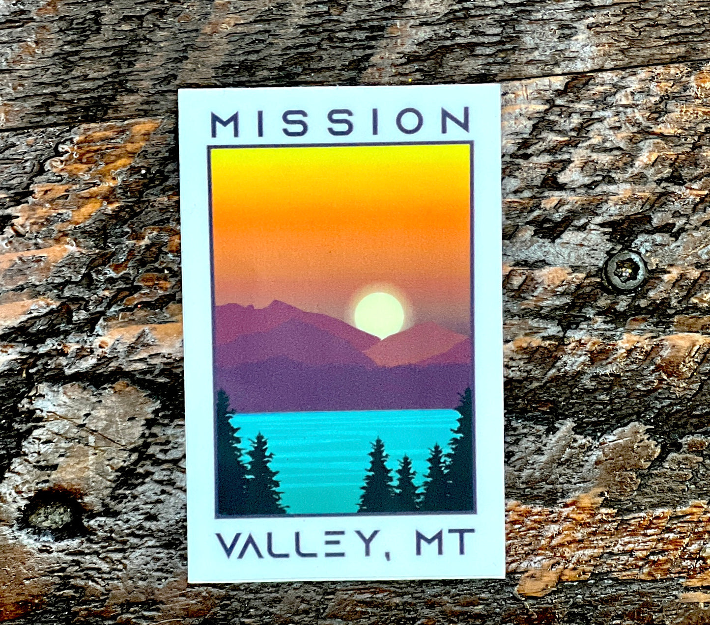 Mission Valley Lake Sticker