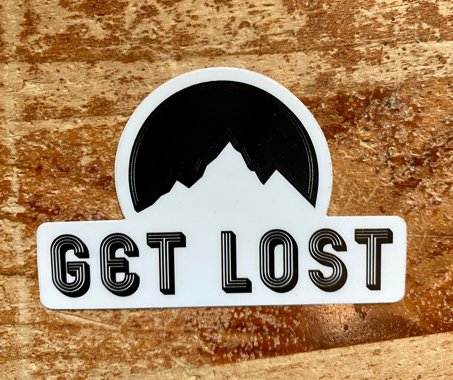 Get Lost Retro Sticker