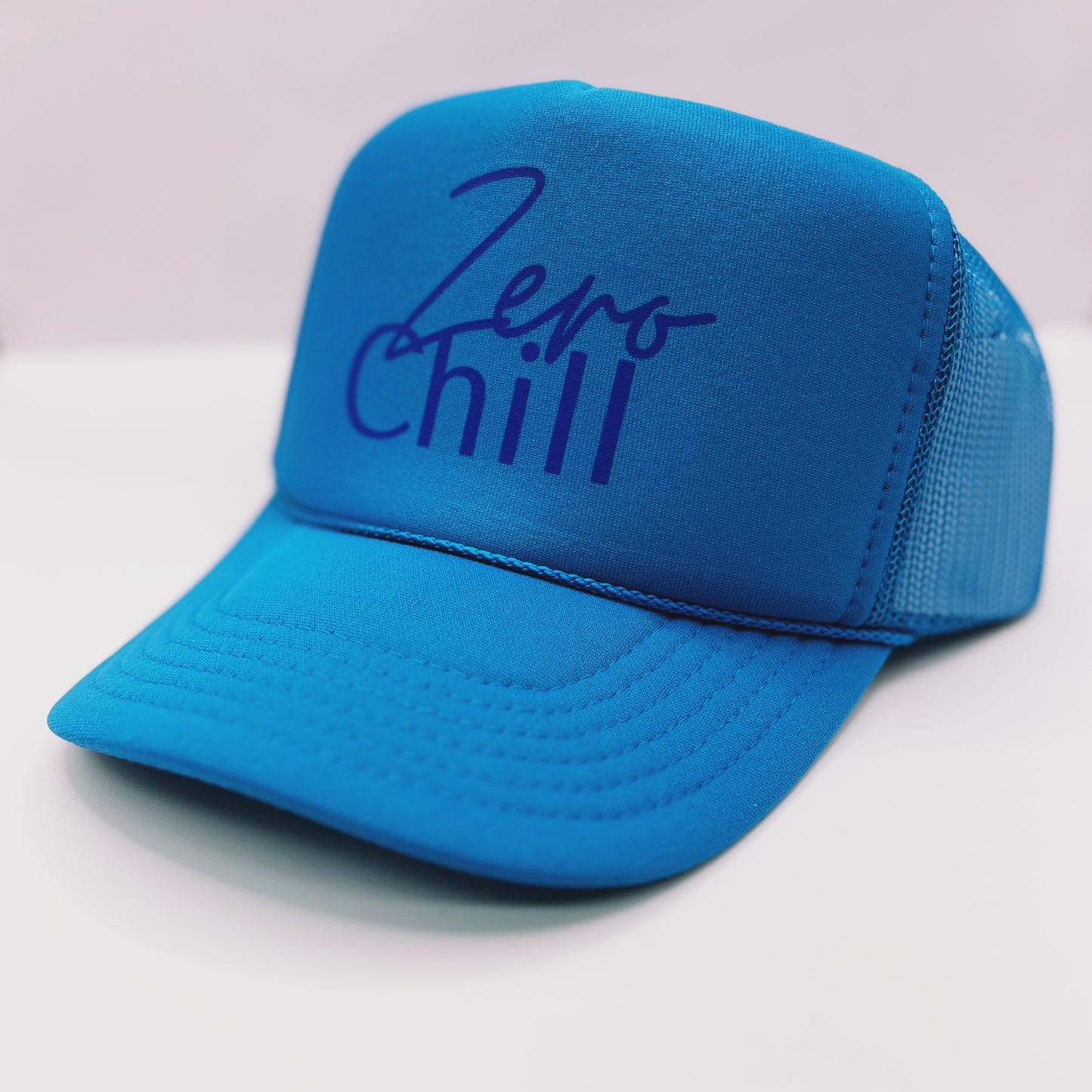 Zero Chill Trucker Hat-Turquoise