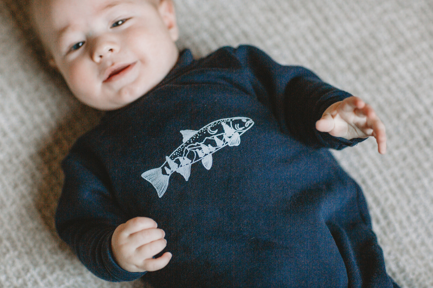 Trout Infant Bodysuit