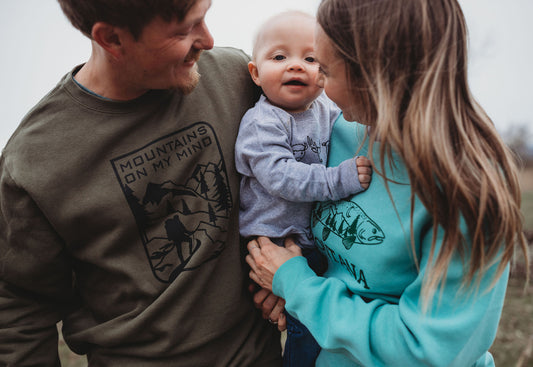 Mountains On My Mind Adult Crew