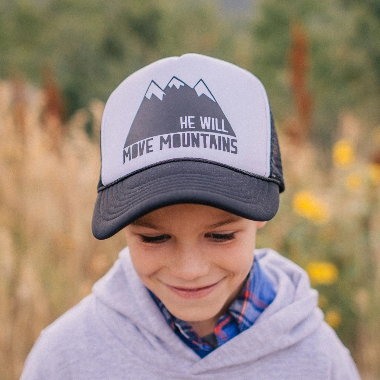 He Will Move Mountains Kids Hat
