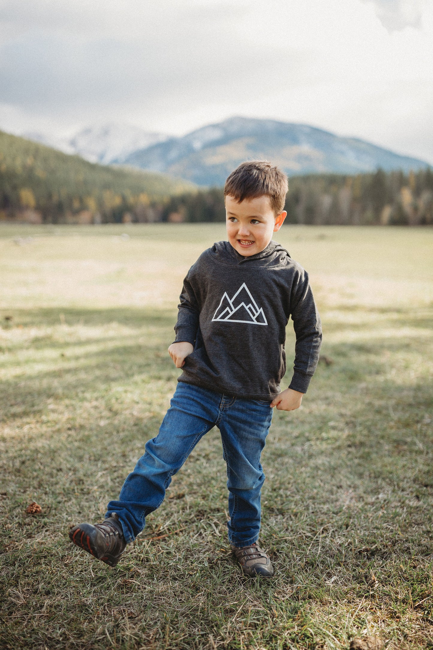 Made of Mountains Logo Kids Hoodie