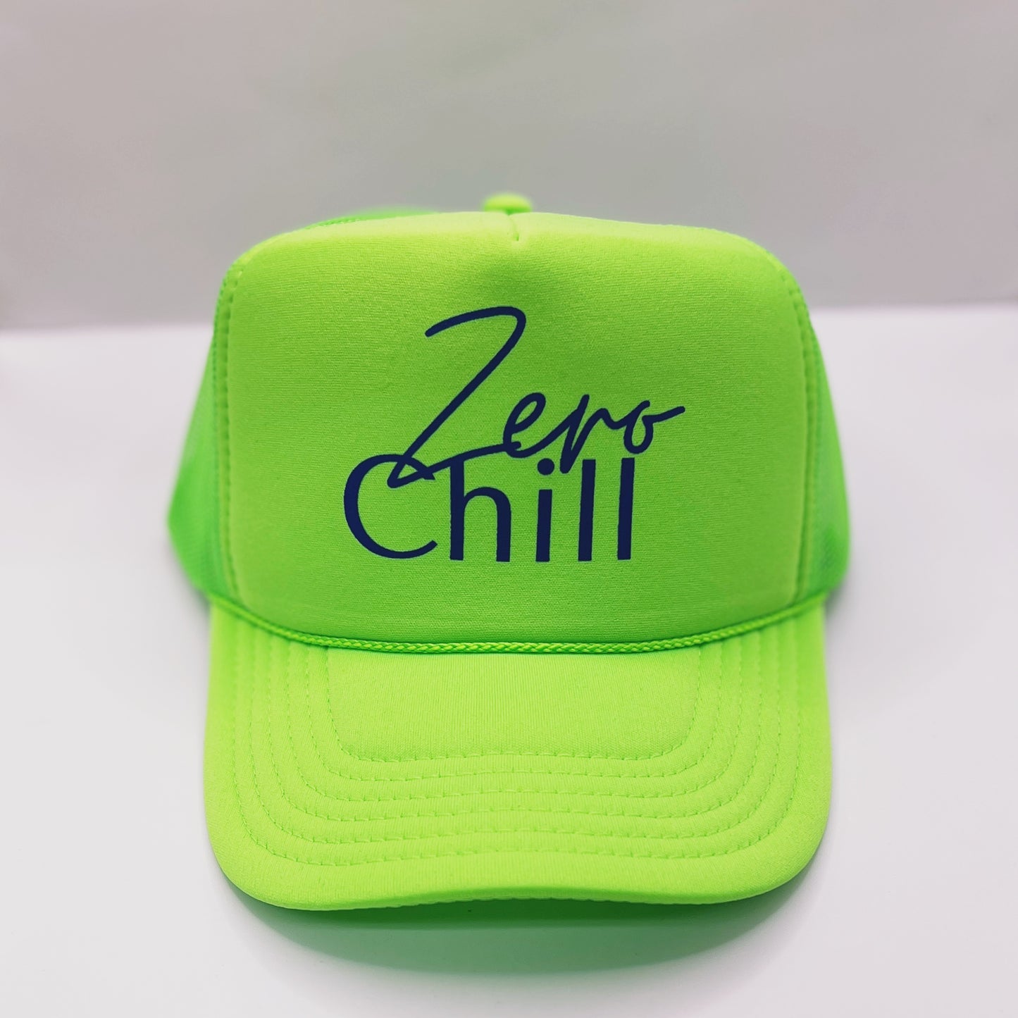 Zero Chill Trucker Hat-Lime Green