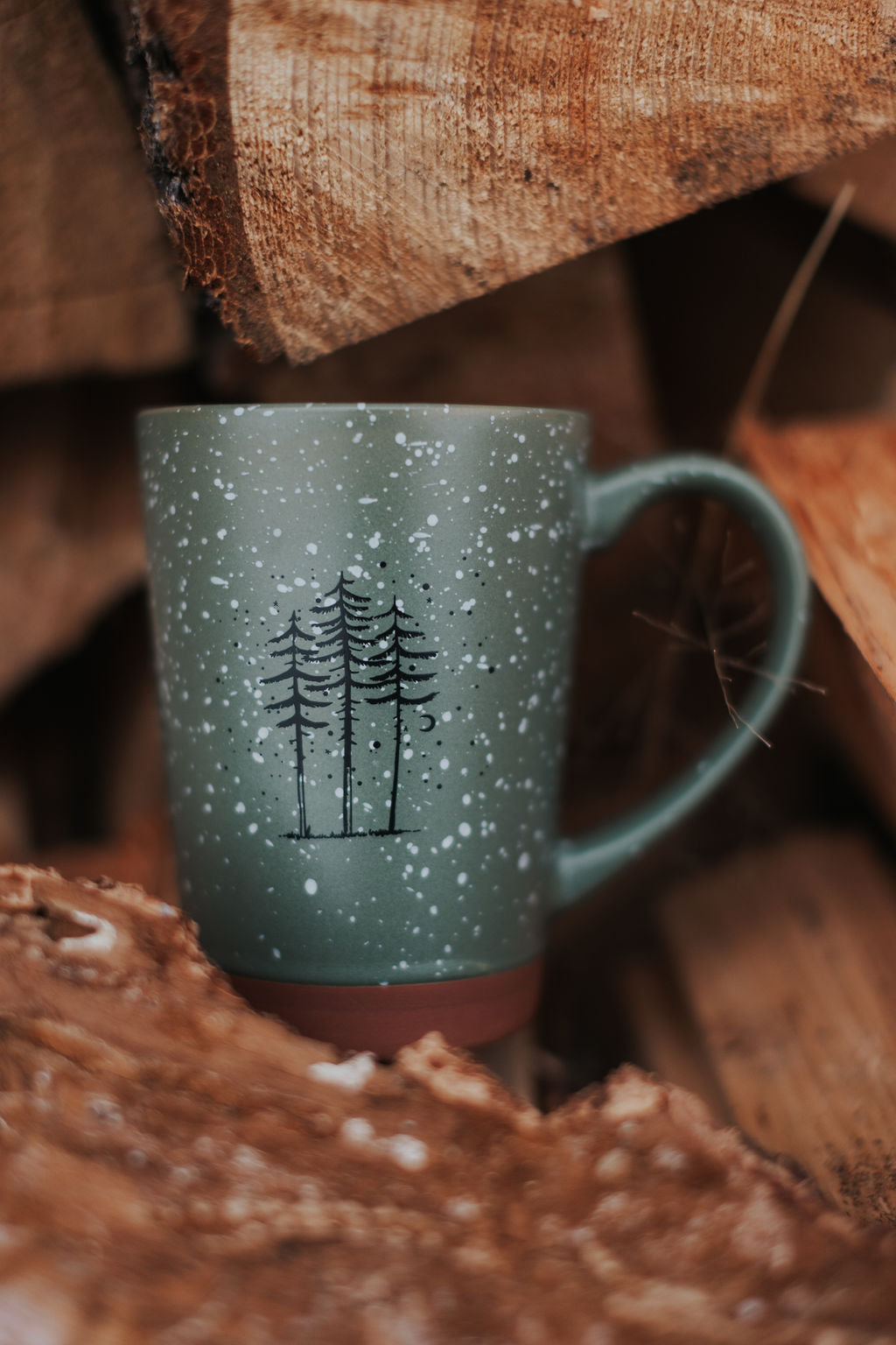Tree Mug Patterns Three Trees Mug – Made of Mountains