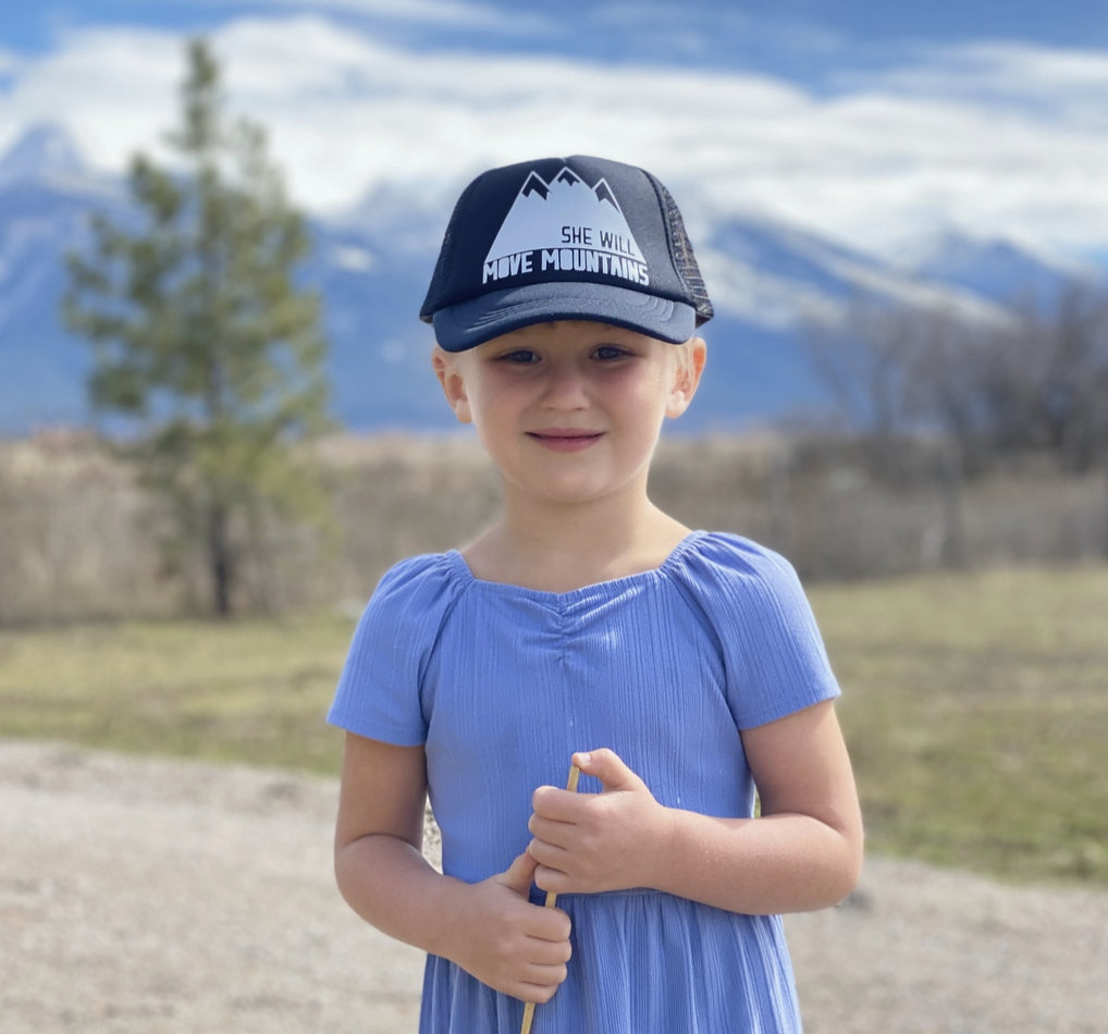 She Will Move Mountains Kids Hat