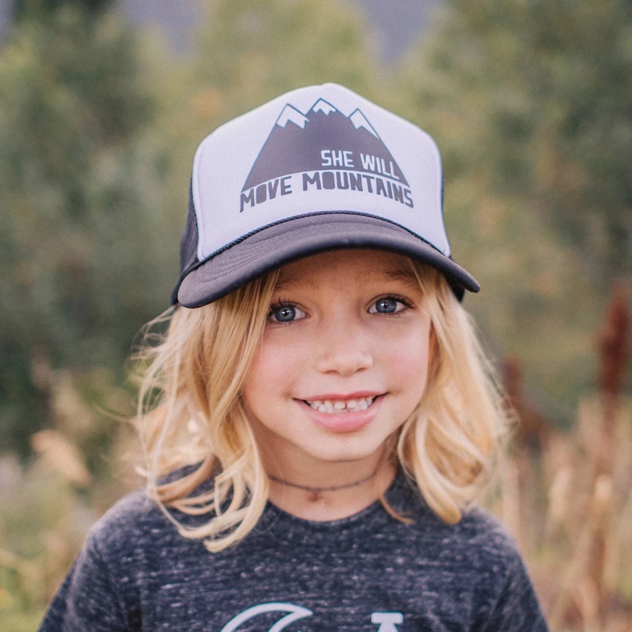 She Will Move Mountains Kids Hat