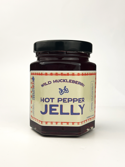 Wild Huckleberry Hot Pepper Jelly 8oz
