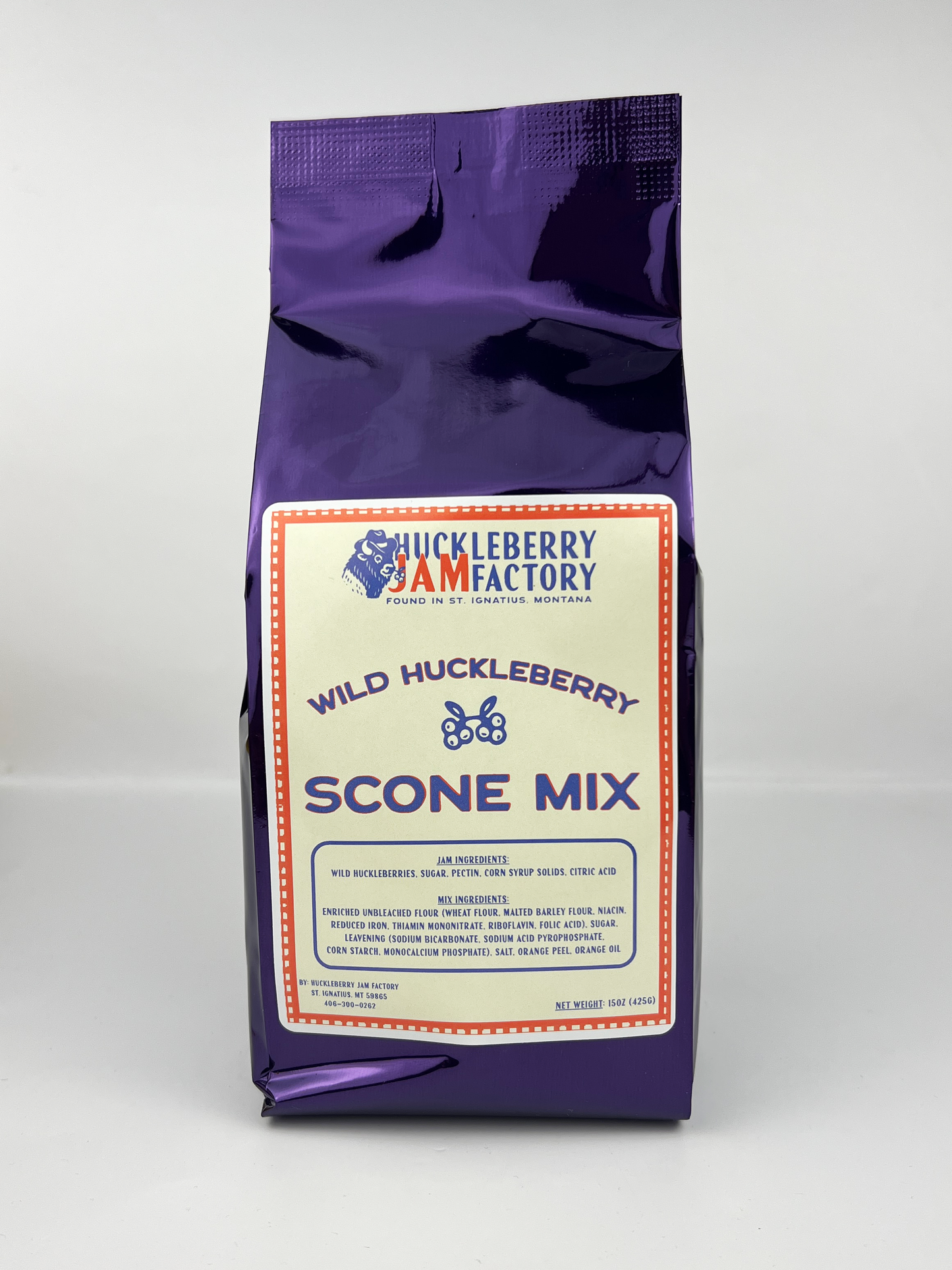 Wild Huckleberry Scone Mix 15oz