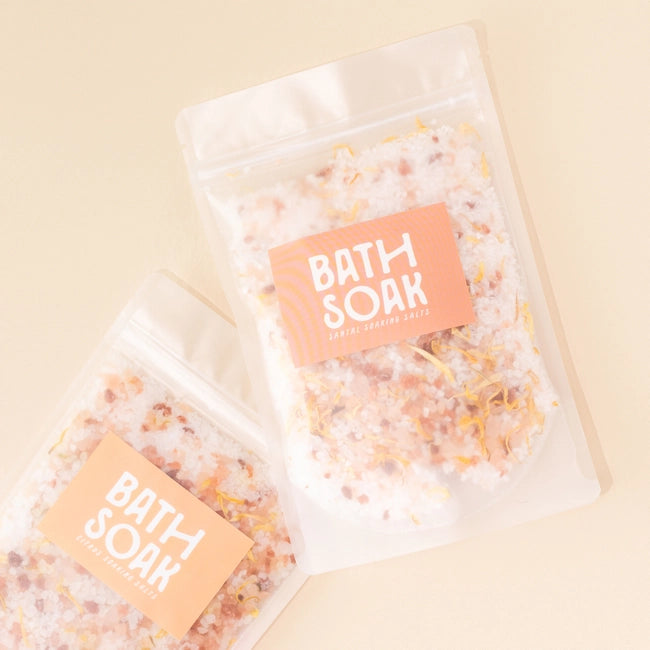 Bath Soak Pouch - Himalayan and Dead Sea Salt